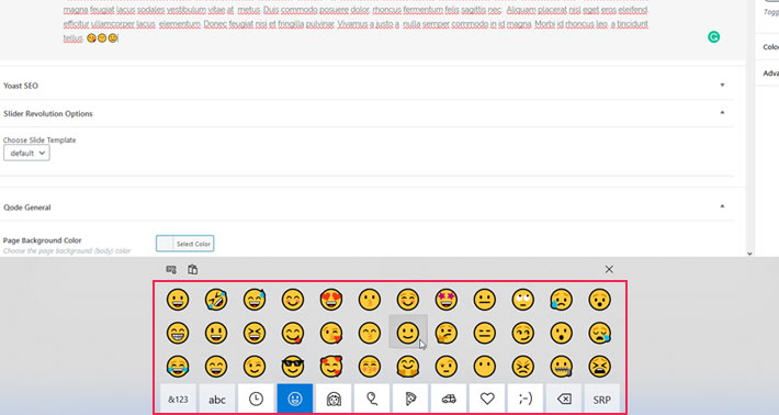 How to add emojis to wordpress