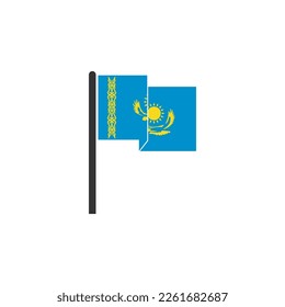 Kazakhstan flag circle photos images and pictures