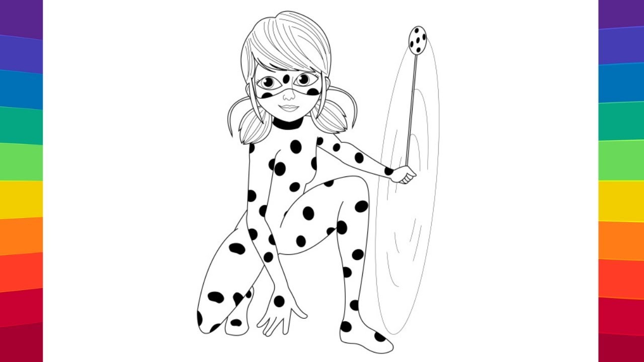 Miraculous ladybug cat noir coloring book miraculous ladybug coloring pages