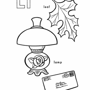 Letter l coloring pages printable for free download