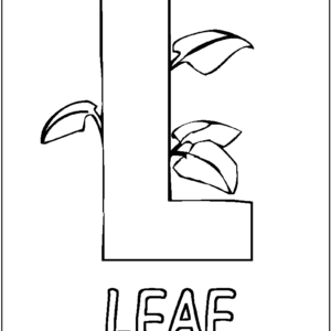 Letter l coloring pages printable for free download