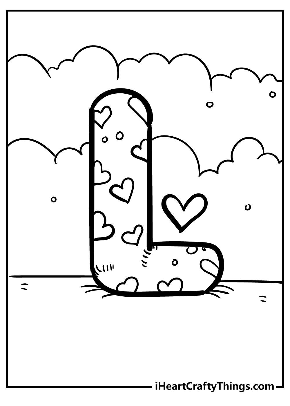 Letter l coloring pages free printables