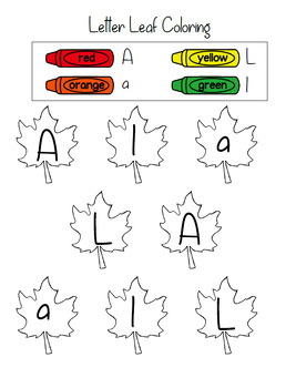 Fall unit letter l by alison williams tpt