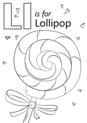 Letter l coloring pages free coloring pages