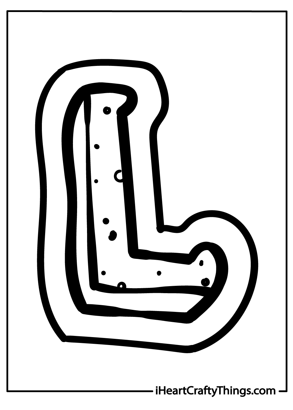 Letter l coloring pages free printables