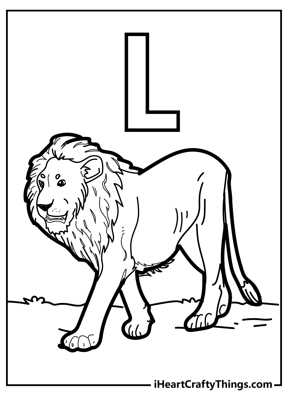 Letter l coloring pages free printables