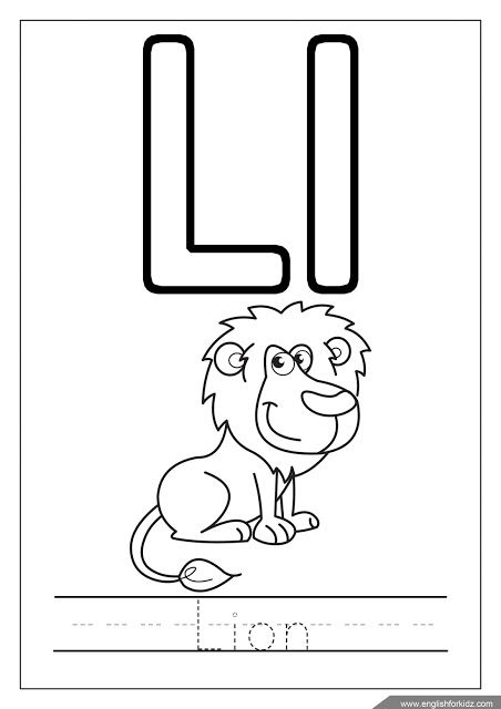 Alphabet coloring page letter l coloring l is for lion alphabet coloring pages letter l worksheets alphabet worksheets