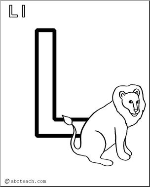 Coloring page alphabet