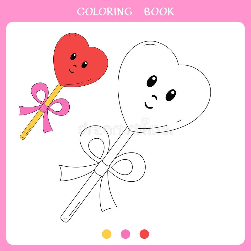 Coloring book lollipop stock illustrations â coloring book lollipop stock illustrations vectors clipart