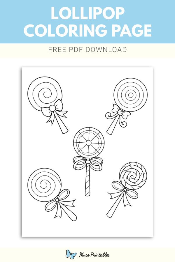 Free lollipop coloring page coloring pages lollipop free coloring pages