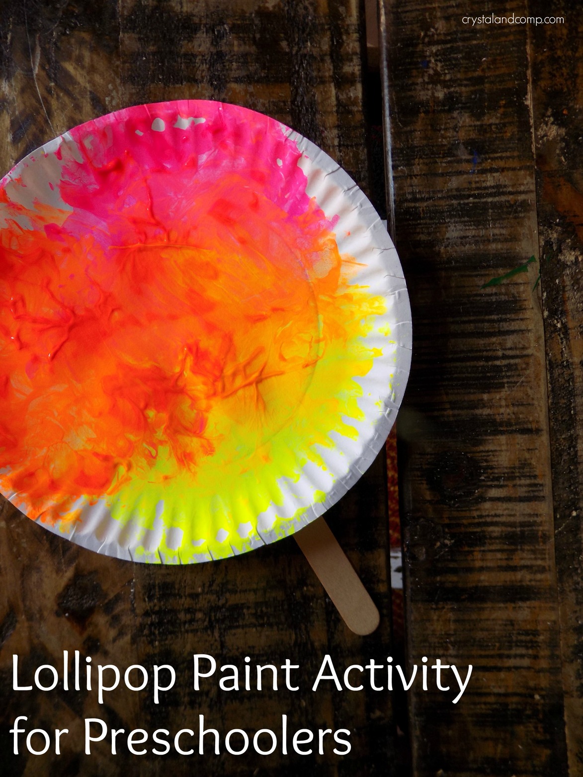 L is for lollipop paint activity