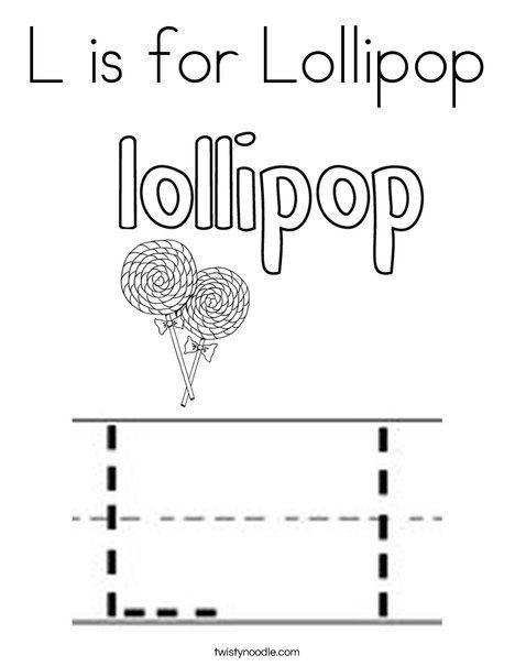 L is for lollipop coloring page coloring pages lollipop school coloring pages