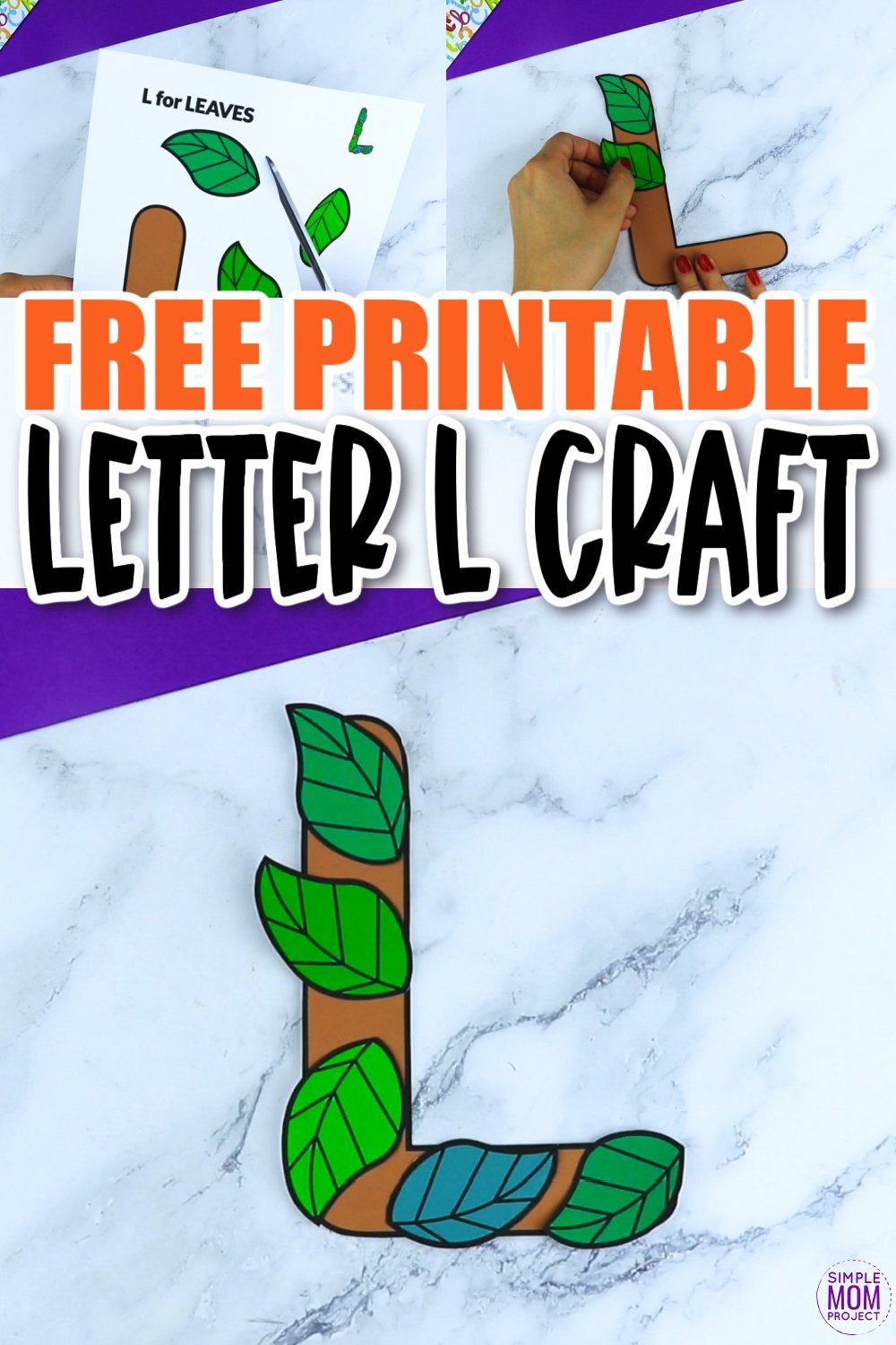 Free printable letter l craft template â simple mom project