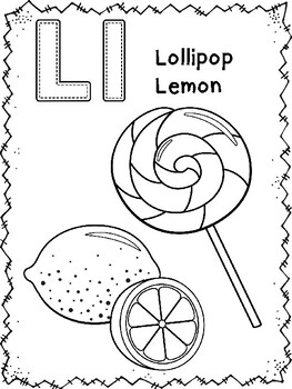 Letter l craft and color sheet by jannysue tpt