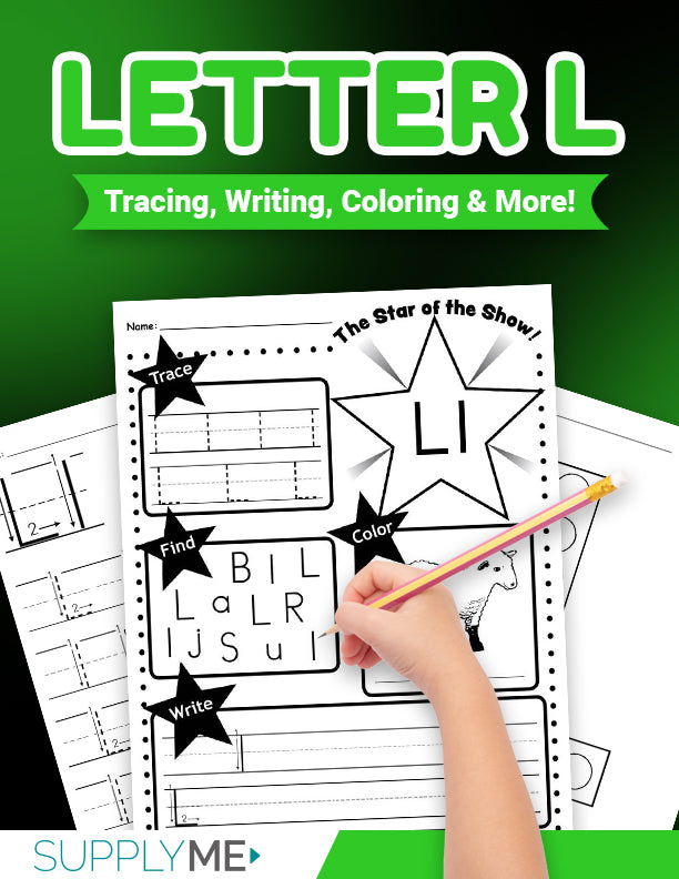 Letter l worksheets bundle
