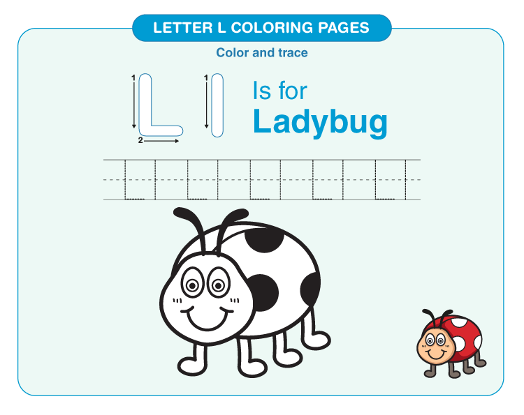 Letter l coloring pages download free printables for kids