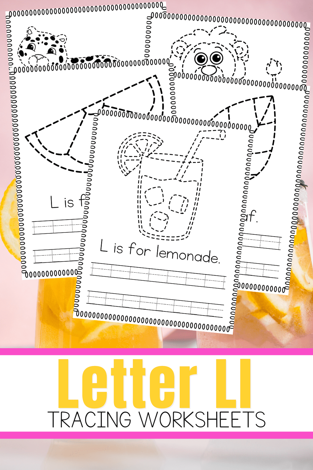 Free printable letter l tracing worksheets
