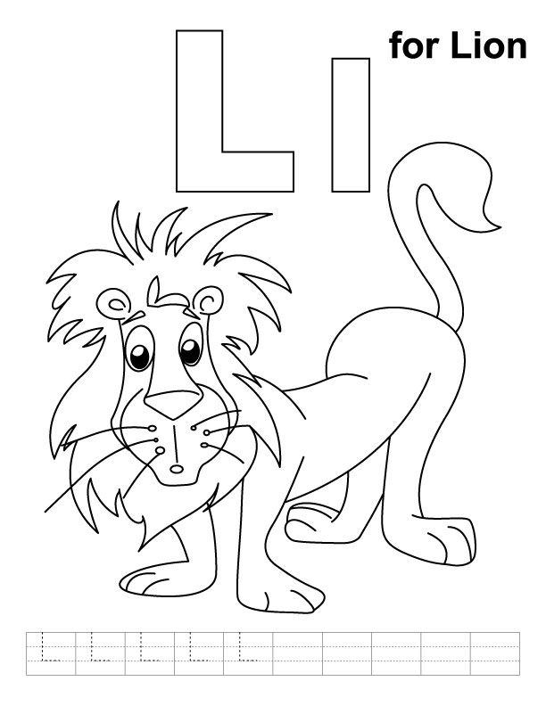 Ll is for lion coloring page lion coloring pages alphabet coloring pages abc coloring pages