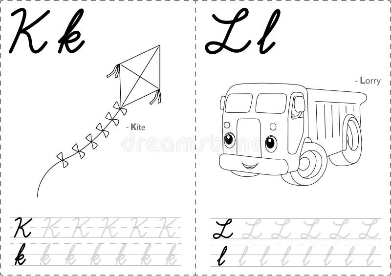 Kl stock vector illustration of play paper letter
