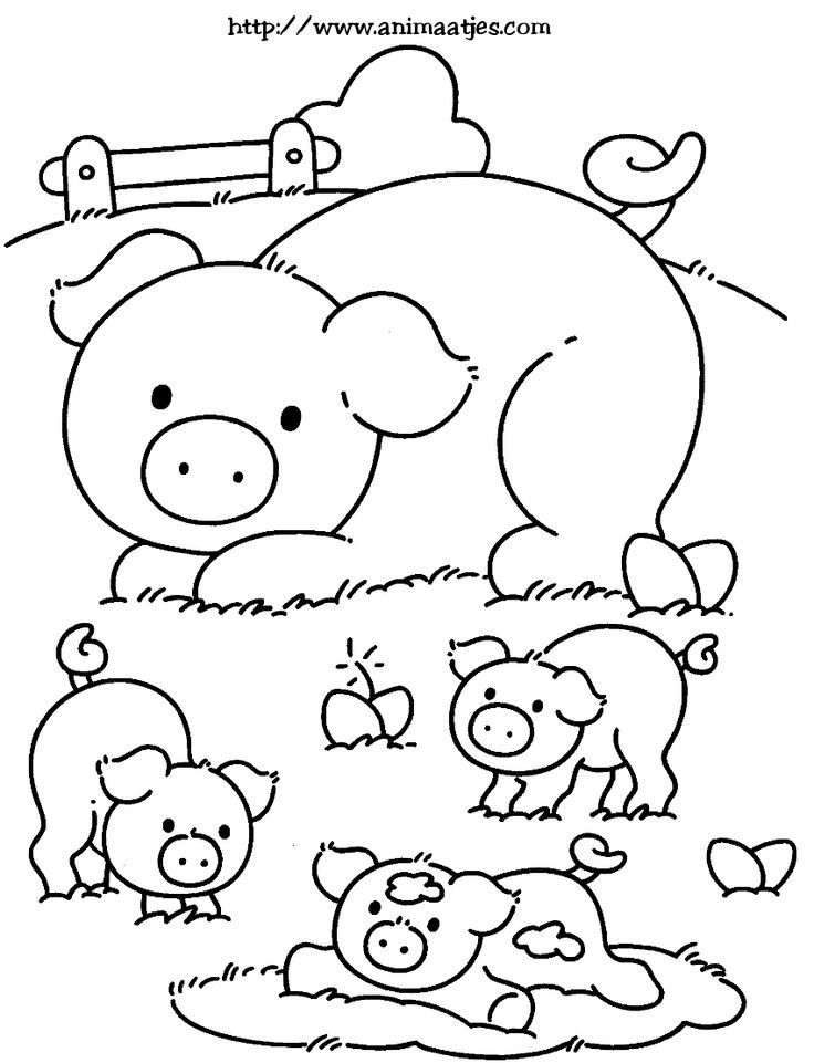 Farm animal coloring pages farm coloring pages animal coloring pages