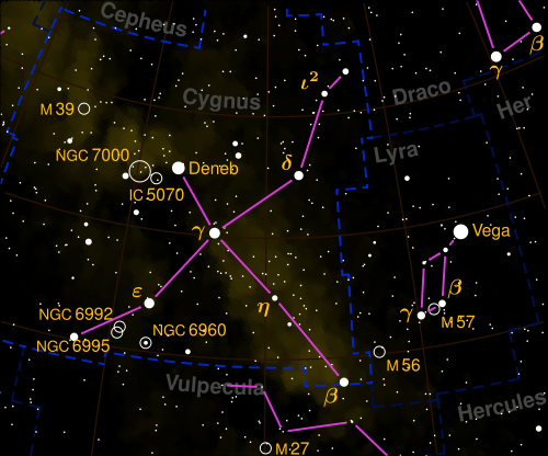 La constelaciãn de cygnus el cisne la bitãcora de galileo