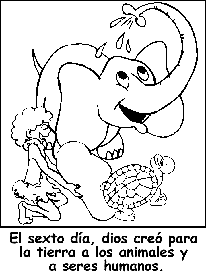 Dibujos de la creacion del mundo