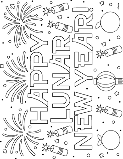 Winter free coloring pages