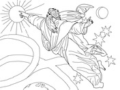 Th day of creation coloring page free printable coloring pages