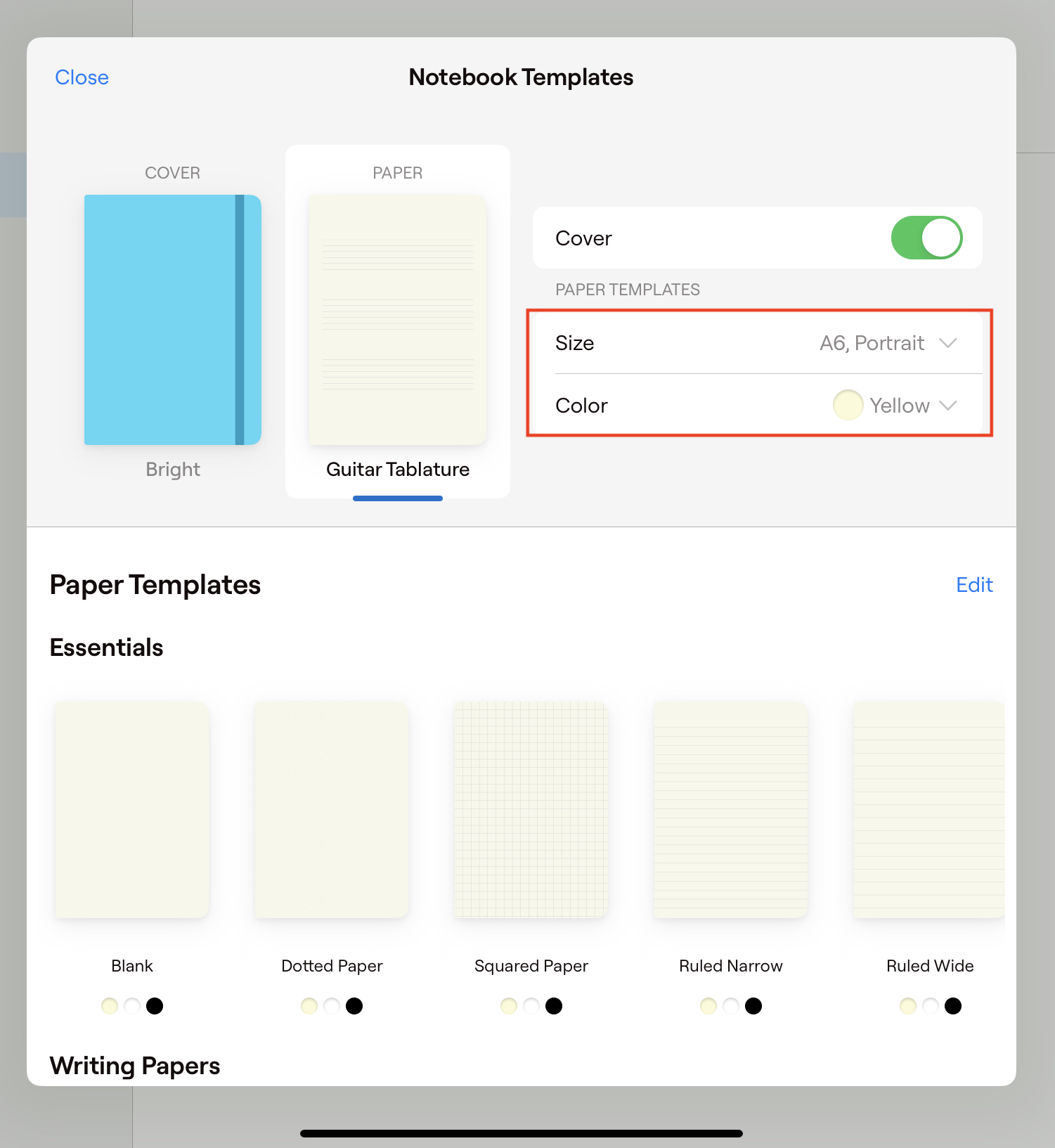 Customize templates in â