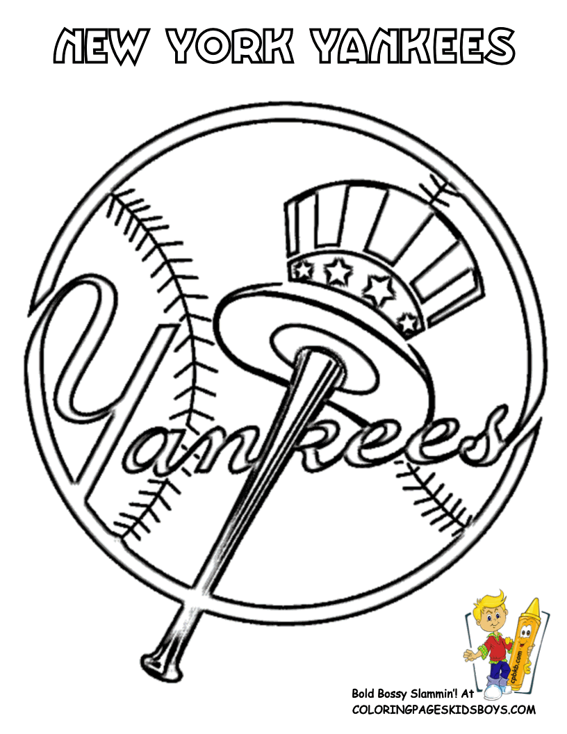 Newyorkyankeesbaseballcoloringat