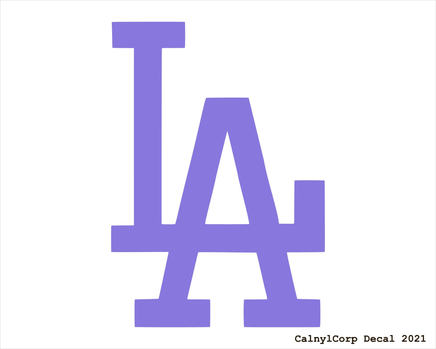 Los angeles dodgers vinyl sticker decals