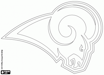 Nfl logo coloring pages car memes coloring pages st louis rams nfl logo