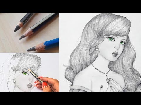 Drawing arielhow to draw ariel the little mermaid easy