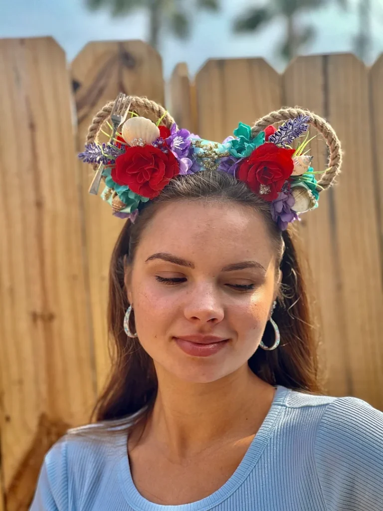 Little mermaid inspired ears impress on both land and sea