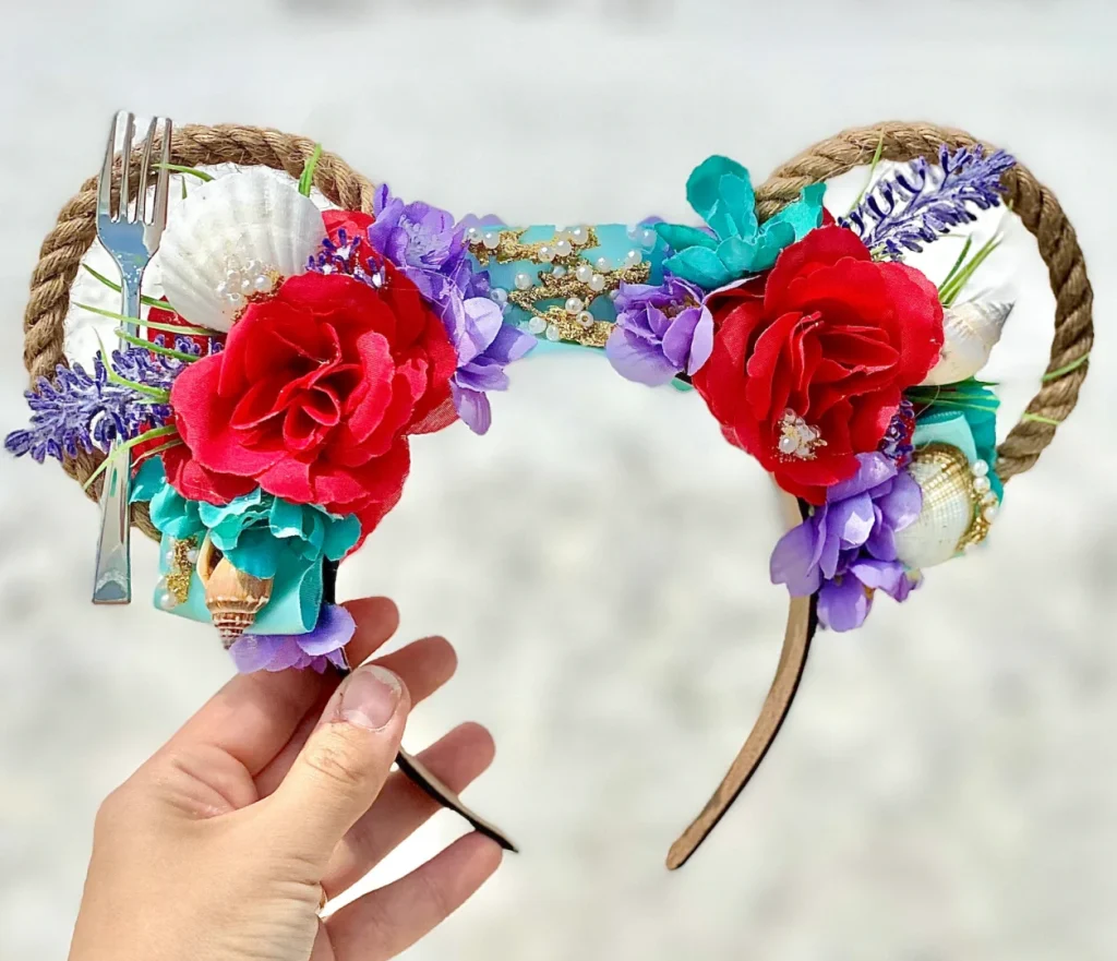 Little mermaid inspired ears impress on both land and sea