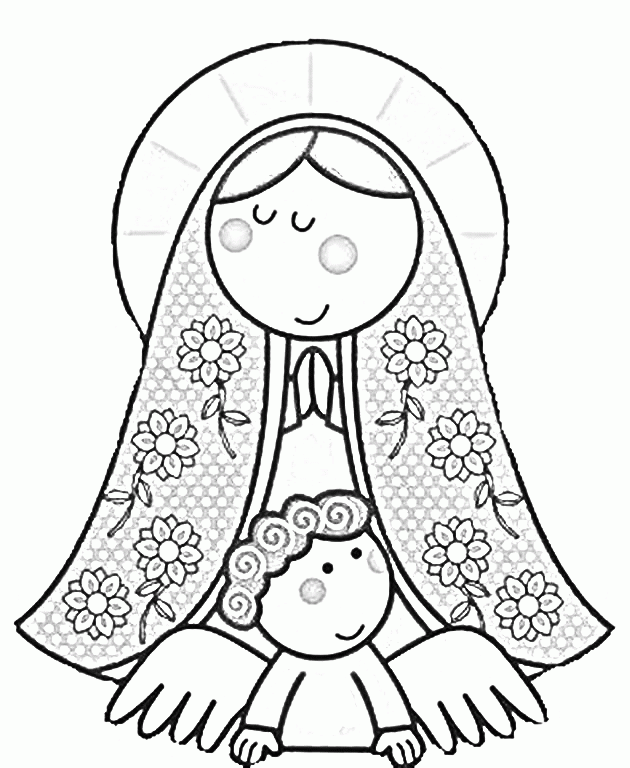 Free our lady of guadalupe coloring page download free our lady of guadalupe coloring page png images free cliparts on clipart library