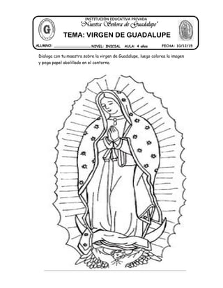 Tema la virgen de guadalupe pdf