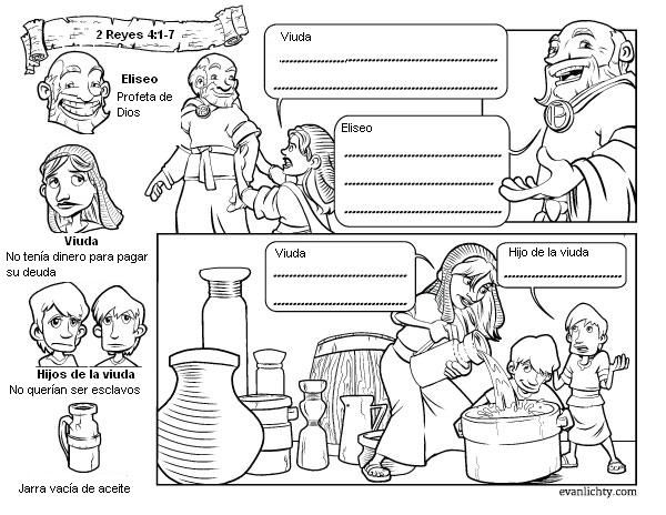 Elijah and the widow bible coloring pages bible coloring