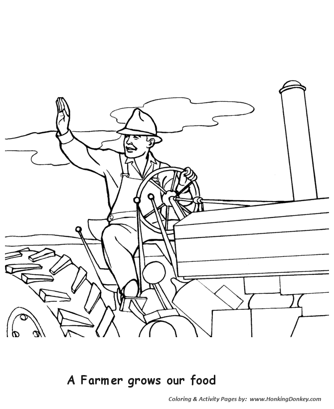 Labor day coloring pages