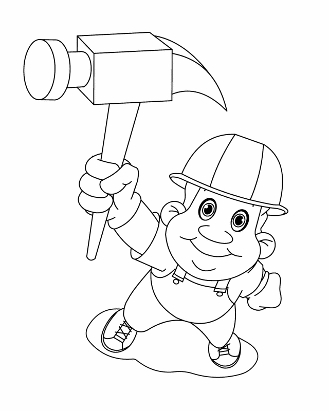 Labor day coloring pages