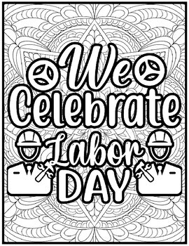 Mindfulness labor day coloring pages mindfulness coloring sheets quotes