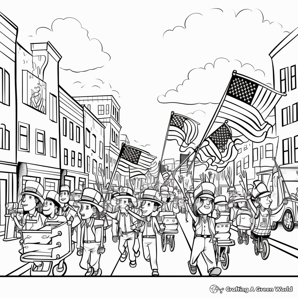 Labor day coloring pages