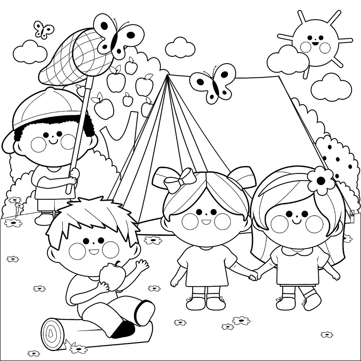 Labor day coloring pages for kids fun free printable coloring pages for labor day family fun printables mom