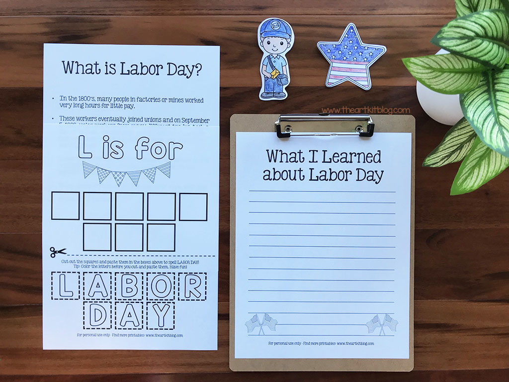 Labor day coloring pages â the art kit