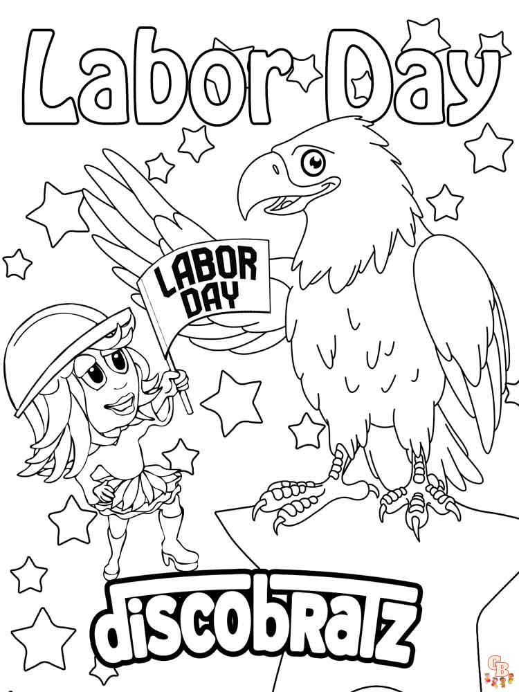Celebrate labor day with free printable coloring pages