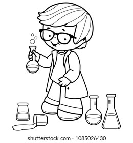 Laboratory coloring pages images stock photos d objects vectors