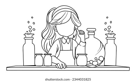 Laboratory coloring pages images stock photos d objects vectors