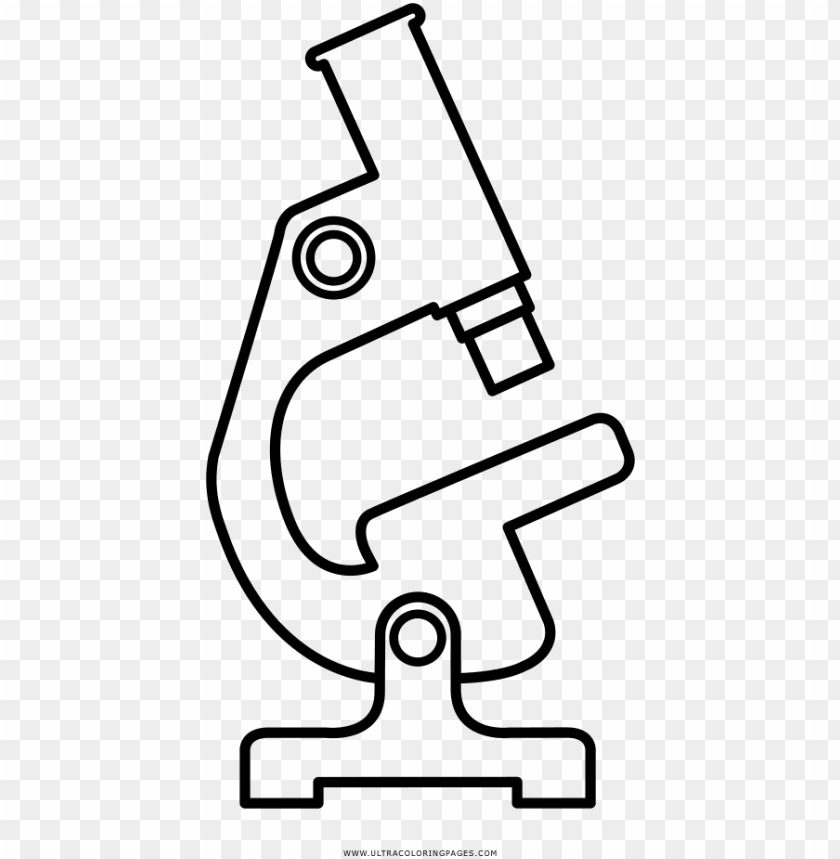 Microscope coloring page