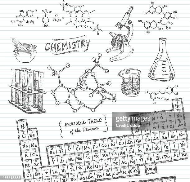 Chemistry doodle sketches high