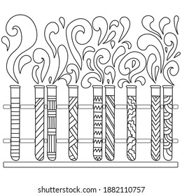 Laboratory coloring pages images stock photos d objects vectors